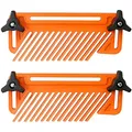 Federkamm Druckkamm Tischsägen Doppel Featherboard Set, 1 Paar Einstellbar Druckkamm, Holzbearbeitung Sicherheit Federbrett, Frästisch-Tischzubehör für Graviermaschinen