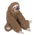 Wild Republic Artist Collection Faultier, Geschenk für Kinder, 38 cm, Plüschtier, Füllmaterial besteht aus versponnenen recycelten Wasserflaschen, 15", Brown