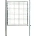 Einzeltor für Maschendraht- u. Fix-Clip Pro-Zaun Feuerverzinkt 100 x 100 cm