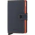 Secrid Miniwallet Matte Nightblue & Orange Kartensafe - Blau
