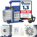 Mucola Vakuumpumpe Klimaanlage Unterdruckpumpe 70 L/min | inkl. Ölabsperrventil | für HVAC/Auto Einstufige Vacuumpumpe Harz-Entgasung