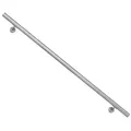 Dolle Handlaufset zur Wandmontage 1,5m Aluminium natur, rund