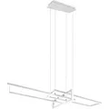 Trio LED Pendelleuchte Salinas Weiß matt 1500 mm x 1100 mm x 400 mm