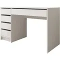 MIRJAN24 Schreibtisch / Schminktisch Ada, Elegante Kosmetiktisch, Frisiertisch, Modern Schlafzimmer (Weiß) - Weiß