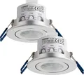 2x Bewegungssensor Unterputz 360° Einbau-Deckenmontage Infrarot Sensor SEBSON