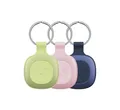 Fresh 'n Rebel Smart Finder - Funktioniert mit Apple Wo Ist? (IOS), Schlüsselfinder mit Lautsprecher, Smart Tag, IP67 Staub- und wasserdicht, (WG/PP/TB, 3-Pack)
