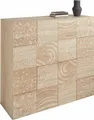 Home affaire Highboard Miro, Breite 121 cm mit dekorativem Siebdruck