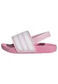 adidas Unisex Kinder ADILETTE ESTRAP SLIDES CHILDREN, Clear Pink/Cloud White/Bliss Pink, 33 EU
