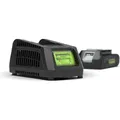 Greenworks 24V Starter Kit 4Ah Batterie und Ladegerät GSK24B4 - Grün
