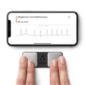 KardiaMobile 1-Kanal-EKG-Herzfrequenzmesser – EKG-Aufzeichnung zu Hause – Erkennt Vorhofflimmern – Sofortige Ergebnisse in 30 Sekunden – Einfach zu verwenden – Funktioniert mit den meisten Smartphones