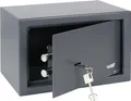 HMF 49200-11 Safe Tresor mit Schlüssel, Möbeltresor, 31 x 20 x 20 cm, Anthrazit
