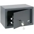 Hmf - Möbeltresor Doppelbartschloss, Safe, 31 X 20 X 20 Cm, Anthrazit, 49200-11