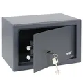 HMF 49200-11 Safe Tresor Mit Schlüssel, Möbeltresor | 31 X 20 X 20 Cm | Anthrazi