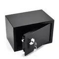 HMF 49200-11 Safe Tresor Mit Schlüssel, Möbeltresor | 31 X 20 X 20 Cm | Anthrazi