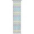 Schiebepaneel ZIRBELLO - blau-grün - 175x60 cm