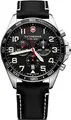 VICTORINOX Field Watch Montre Homme Analogique Quartz Avec Bracelet Cuir V241852
