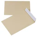 C4 Briefumschläge 229x324mm 90g/m² 10 Stück Braun Silikonband Versandumschläge