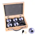Luxus Jeu de Boules in Holzkist spielt