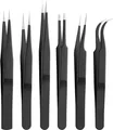 Goobay® Pinzetten-Set 6-teilig, antistatische Universal-Pinzetten