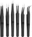 Pinzetten-Set - 6-teilig - aus rostfreiem Edelstahl