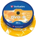 DVD-R4,7 VER25 - Verbatim DVD-R 4,7GB, 25-er CakeBox