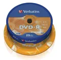 DVD-R Verbatim 16x 4,7 GB (Cake 25) MATT SILBER