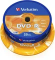 Verbatim DVD-Rohlinge DVD-R AZO 16x 4.7GB (25er Spindel)