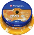 Verbatim DVD-R 43522 (VE25) Blu-ray-Rohlinge DVD-R