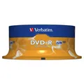 25x Verbatim DVD-R Rohlinge 4,7GB 16x Schreiben Spindel Cakebox
