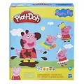 Play-Doh Peppa Wutz Stylingset mit 9 Dosen und 11 Accessoires, Peppa Wutz Spielzeug für Kinder ab 3 Jahren, Multicolour