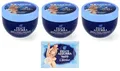 3er-Pack PAGLIERI Felce Azzurra Creme Feuchtigkeitsspendende Körpercreme Crema Corpo Idratante 250ml + 1er-Pack Kostenlos Felce Azzurra Talkumpuder, 100g-Beutel