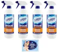 4er-Pack Quasar Anticalcare Extra Forte,Extra Starker Antikalk Entfetter,Reinigungsmittel 650ml + 1er-Pack Kostenlos Felce Azzurra Talkumpuder, 100g-Beutel