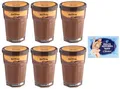 6er-Pack Nutkao Crema Cacao con Nocciole,Streichfähige Creme Kakao mit Haselnüssen,Italienische Creme, 330g-Glas + 1er-Pack Kostenlos Felce Azzurra Talkumpuder, 100g-Beutel