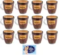 12er-Pack Nutkao Crema Cacao con Nocciole,Streichfähige Creme Kakao mit Haselnüssen,Italienische Creme, 330g-Glas + 1er-Pack Kostenlos Felce Azzurra Talkumpuder, 100g-Beutel
