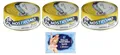 3er-Pack Nostromo Thunfisch Tonno all'Olio di Oliva,Thunfisch in Olivenöl,300g Dose + 1er-Pack Kostenlos Felce Azzurra Talkumpuder, 100g-Beutel