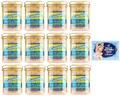 12er-Pack Nostromo Thunfisch Filetti di Tonno all'Olio di Oliva,Thunfischfilets in Olivenöl,180g Glas + 1er-Pack Kostenlos Felce Azzurra Talkumpuder, 100g-Beutel
