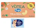 8er-Pack Yoga Yotea Thè Pesca,Erfrischendes Alkoholfreies Getränk,Eistee mit Pfirsich,3x200ml Brik + 1er-Pack Kostenlos Felce Azzurra Talkumpuder, 100g-Beutel