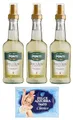 3er-Pack Ponti Essig Dolceagro Il Delicato Spray Weinessig Essig und aromatischer Traubenmost,250ml Glasflasche + 1er-Pack Kostenlos Felce Azzurra Talkumpuder, 100g-Beutel