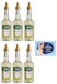 6er-Pack Ponti Essig Dolceagro Il Delicato Spray Weinessig Essig und aromatischer Traubenmost,250ml Glasflasche + 1er-Pack Kostenlos Felce Azzurra Talkumpuder, 100g-Beutel