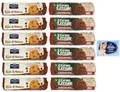 12er-Pack Testpaket Biscotti Cereali Cioccolato Ore Liete 250g + Gran Cereale 230g Kekse mit Müsli und Schokoladen Verpackt in Tube + 1er-Pack Kostenlos Felce Azzurra Talkumpuder, 100g-Beutel