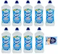 9er-Pack RIO Bum Bum Pavimenti Talco, Bodenreiniger mit Alkohol, Talk Duft,1Lt + 1er-Pack Kostenlos Felce Azzurra Talkumpuder, 100g-Beutel