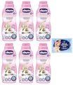 6x Chicco Sensitive Ammorbidente Concentrato Zarte 750ml+Talk 100g