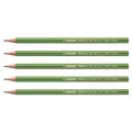 STABILO Graphitstifte GreenGraph 100 % FSC, Schnittkopf, HB, 5 Stück