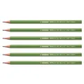 STABILO 6 Bleistifte, Graphit, Greengraph 100 % FSC, mit Schnittkopf, HB