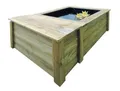 Ubbink Set Quadro Wood III  Holzumrandung Teichzubehör