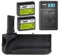 ayex Batteriegriff Passend für Sony Alpha A7 II A7R II A7S II ähnlich wie VG-C2EM + 2X NP-FW50 Akku + USB Dual-Ladegerät