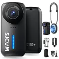SJCAM C110+ Action Cam 4K Vlogging Kamera Bodycam Wasserdicht 30M Video Camera