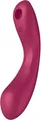  Curvy Trinity 1 Vibrator mit Klitoris-Stimulator red 17,5 cm