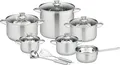 Gsw Topf-Set "Rigo", silber (edelstahlfarben)