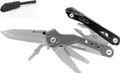 True Utility Edelstahl Multitool Fireranger 11 Funktionen, schwarz/silber